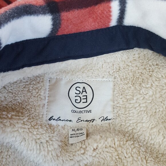 NWOT! PLUSH FLANNEL Sherpa LINED SHACKET SZ XL - Picture 3 of 7